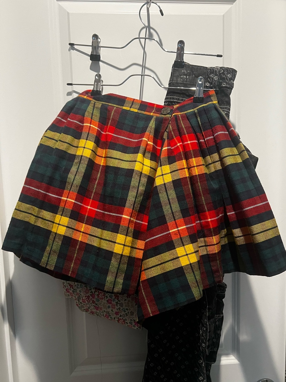 Plaid skirt size small